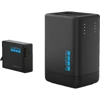 GoPro Dual Battery Charger + Enduro 2 Battery (MISSION 1 Series + HERO13 Black), Batteriladdare till kamera, 170 g, Svart