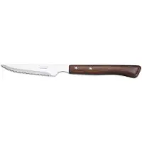 Arcos Biffkniv - ARCOS - 29068 - Tandad egg 11 cm - NITRUM rostfritt stål - Handtag av komprimerat trä, brunt