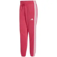Adidas Sportbyxa 'ESSENTIALS 3-STRIPES FRENCH TERRY CUFFED' neonrosa