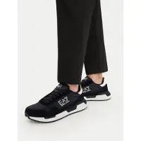 EA7 unisex. 7X000380_AF19175 Vintage Sneakers Svart (45 1/3), Karta, Nyckelband, Deportivo
