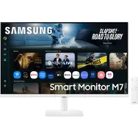 Samsung S32FM703UU - M70F Series - LED-skärm - Smart - 32" - 3840 x 2160 4K UHD (2160p) @ 60 Hz - VA - 300 cd/m² - 3000:1 - HDR10 - 4 ms - 2xHDMI, ...