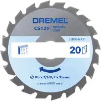 Bosch Accesorios CS500 85mm 2608846431 Cirkelsågblad 85 mm 1 st