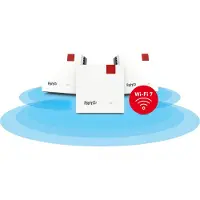 FRITZ! WiFi 7 Repeater Mesh Set 1700 3er-Set International 20003129 LAN, WLAN Mesh-ready