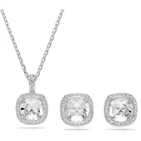 Swarovski Smyckeset 'Una' silver / transparent