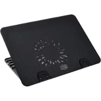 Cooler Master Notepal ERGOSTAND IV - Fläkt till bärbar dator/notebook - med 4-ports USB-hubb - 140 mm - svart