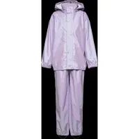 Color Kids Regnkläder m. Hängslen - PU - Purple Rose - - 8 år (128) - Regnkläder