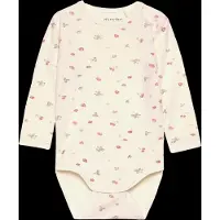 Minymo Body l/ä - Viskos - Strawberry Ice m. Jordgubbar - - 2 år (92) - Body L/Ä