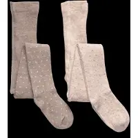 Minymo Strumpbyxor - 2-pack - Viskos/Ull - Transparent Bliss - - 104/110 - Strumpbyxor