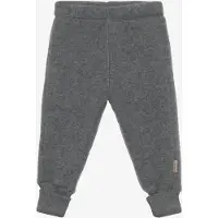 Mikk-Line Byxor - Ull - Noos - Anthracite Melange - - 74 - Byxor - Ull