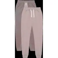 Minymo Sweatpants - 2-pack - Elderberry - - 5 år (110) - Sweatpants