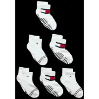 Tommy Hilfiger 6 Pack Anti Slip Fold Over Cuff Socks