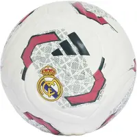 Adidas Real Madrid Fotboll Club Mini - Vit/aurora Ivy - , storlek Ball SZ. 1