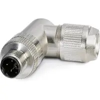 Phoenix Contact 1554539 Sensor/ställdon-datakontakt M12 Kontakt hane vinklad Antal poler (RJ): 4 1 st