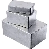 Hammond Electronics 1590YBK Universalhölje 92 x 92 x 42 Aluminium Pressgjutning Svart 1 st