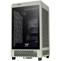 Thermaltake The Tower 200 Mini-Tower Datorchassi Ljusgrön 2 Förinstallerade Fläktar, Sidofönster, Dammfilter