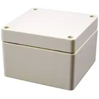 Hammond Electronics 1554NGY Universalhölje 120 x 120 x 60 ABS Grå-vit (RAL 7035) 1 st