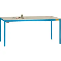 Manuflex LD1118.5012 Arbetsbordmöbel Ljusblå (RAL 5012)