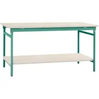 Manuflex BB5201.0001 Arbetsbordmöbel Grå, Grön