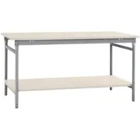 Manuflex BB5217.9006 Arbetsbordmöbel Aluminiumsilver