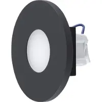 EVN LR01840A LR01840A Inbyggd LED-väggbelysning LED LED fast installerad 1.8 W Antracit