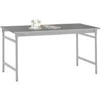 Manuflex BB3034.9006 Arbetsbordmöbel Aluminiumsilver