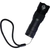 Kh-security Pro Alarm LED Ficklampa med handrem, med USB-gränssnitt Uppladdningsbara batteri 300 lm 99 g