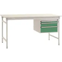 Manuflex BB5261.6011 Arbetsbordmöbel Resedagrön (RAL 6011)