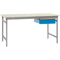 Manuflex BB5241.9006 Arbetsbordmöbel Aluminiumsilver