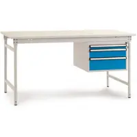 Manuflex BB5267.5007 Arbetsbordmöbel Briljantblå (RAL 5007)