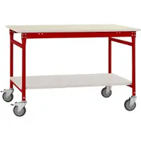 Manuflex BB5311.3003 Arbetsbordmöbel Rubinröd