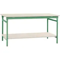 Manuflex BB5201.6011 Arbetsbordmöbel Resedagrön (RAL 6011)