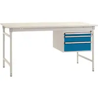Manuflex BB5261.5007 Arbetsbordmöbel Briljantblå (RAL 5007)
