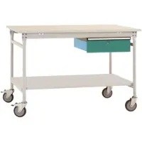 Manuflex TP5341.0001 Arbetsbordmöbel Grå, Grön