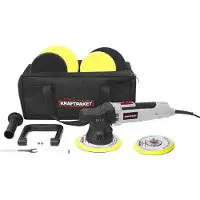 Dino KRAFTPAKET Exzenterpoliermaschine 230 V 650 W 1600 - 6400 U/min 125/150 mm 9mm Hub 640296 Polermaskin excenter 230 V 650 W 1600 - 6400 U/min 12.5 mm