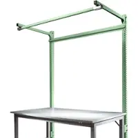 Manuflex ZB3843.6011 Påbyggnadsportal med arm för UNIVERSAL + PROFI special grundbord, användarhöjd 1500 mm