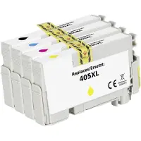 Renkforce Bläck Ersätter Epson 405XL, T05H6, T05H1, T05H2, T05H3, T05H4 Kompatibel Kombi-pack Svart, Cyan, Magenta, Gul RF-5718866
