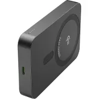 Hama Qi2 Kabelloses Power Pack, 10000mAh, magnetisch, induktiv Laden, 15W, Anth Powerbank 10000 mAh Fast Charge USB-C Antracit