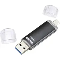 Hama USB-minne Mobil/Tablet Svart 128 GB USB 3.2 Gen 1, Micro USB 2.0