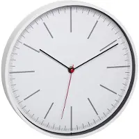 TFA-Dostmann 60.3049.02 Kvarts Väggklocka 28 cm x 28 cm x 3.7 cm Vit