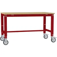 Manuflex AU7305.3003 Arbetsbordmöbel Rubinröd