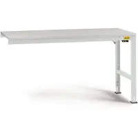 Manuflex LU6103.7035 Arbetsbordmöbel Grå-vit (RAL 7035)
