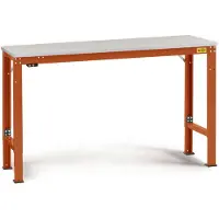 Manuflex LU7006.2001 ESD Arbetsbordmöbel Rödorange (RAL 2001)
