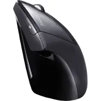 Perixx Vertikal Perimice-513 Ergonomisk mus USB Optisk Svart 6 Knappar 1600 dpi Ergonomisk
