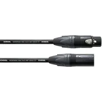 Cordial CPM 20 FM-FLEX XLR Anslutningskabel [1x XLR-honkontakt - 1x XLR-hankontakt] 20.00 m Svart