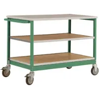 Manuflex MW2002.6011 Mobil arbetsbänk (B x H x D) 1135 x 810 x 590 mm Resedagrön (RAL 6011)