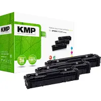 KMP Toner Ersätter HP HP 201X (CF401X, CF403X, CF402X) Kompatibel Kombi-pack Cyan, Magenta, Gul 2300 sidor H-T215VX 2536,3030