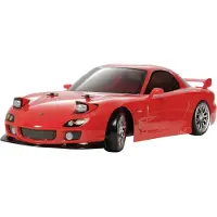 Tamiya 51270 1:10 Kaross Mazda RX-7 Street 190 mm Olackerad, ej utskuren
