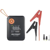 Voltcraft Starthjälpsystem VC-CJS76 VC-16024485 Startström (12 V): 300 A 12 V-utgång 2x, USB-uttag 2x, Indikator- och förvaringsstation, Nätdelfunktion,