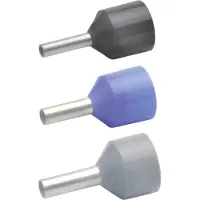 Klauke 43712 Ändhylsa 16 mm² Delisolerad Blå 100 st
