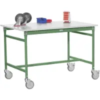 Manuflex BB4037.6011 Arbetsbordmöbel Resedagrön (RAL 6011)